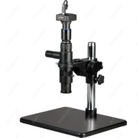 AmScope Zoom Inspection Monocular Stereo Microscope 1X-7X+ Coaxial Light on Table Stand and 5MP USB 2.0 Camera