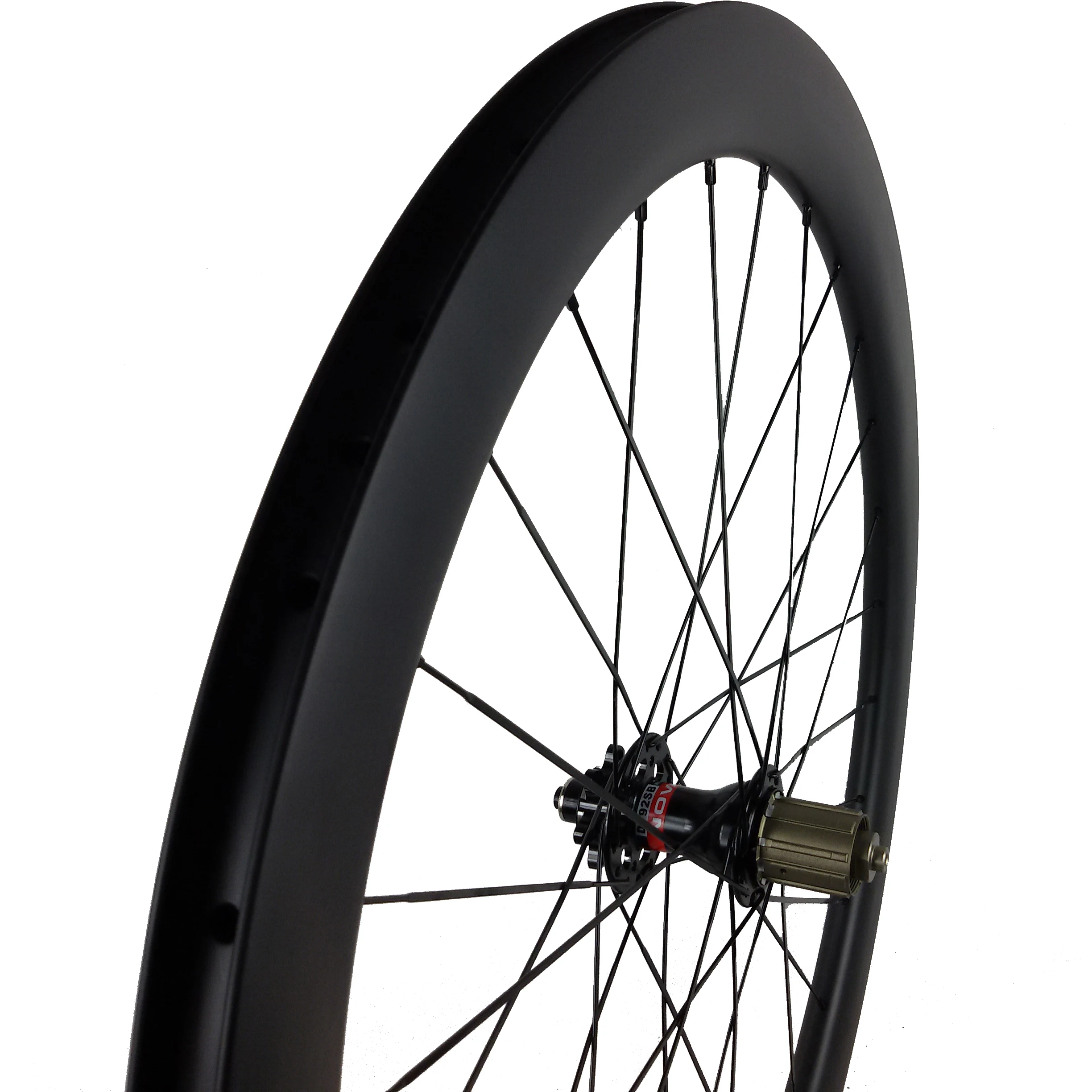 45mm OEM 27.5er Carbon Wheel Gravel Wheelset 650B Disc Brake 29mm Wide Clincher Tubeless Novatec D791/D411 Six Bolts/Center Lock