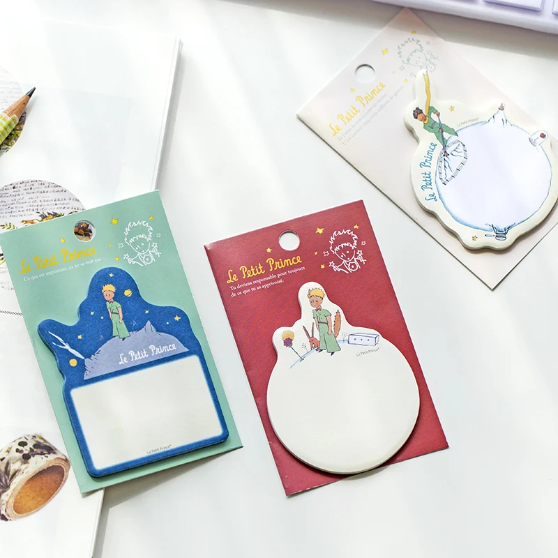 30 Sheets Little Prince Memo Pad Paper Sticky Notes Planner Sticker Paste Kawaii Stationery Papeleria Office School Supplies