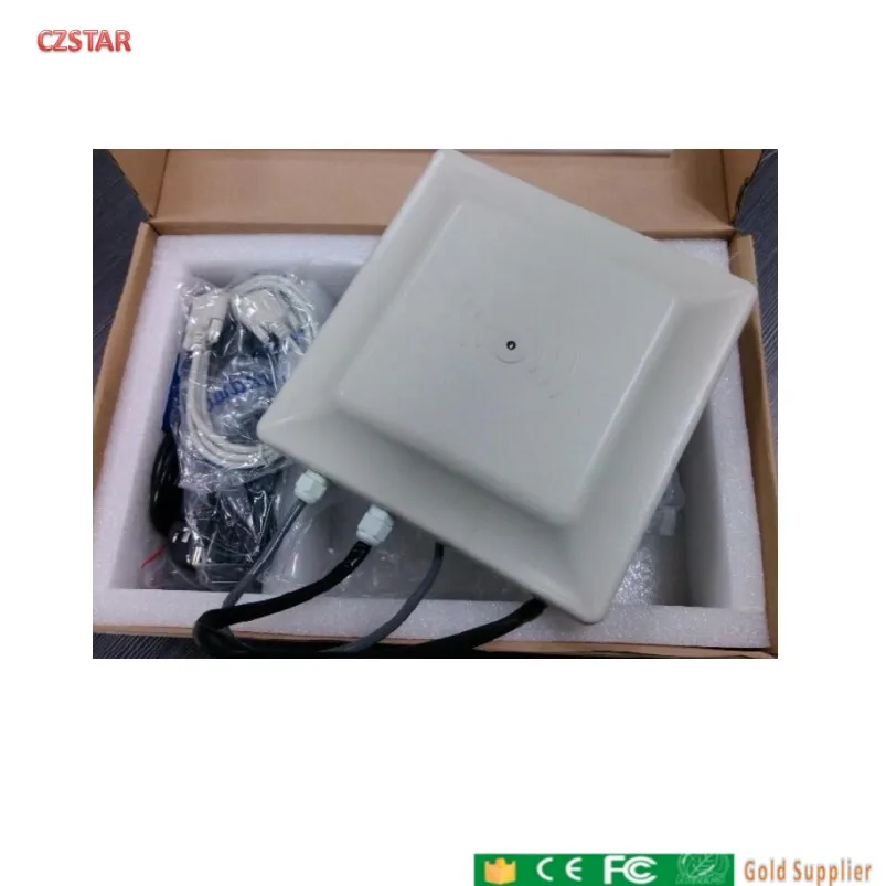 

Integrative UHF RFID card reader 6M long range 8dbi 9dbi Antenna RS232 RS485 Wiegand TCP/IP network parking management system