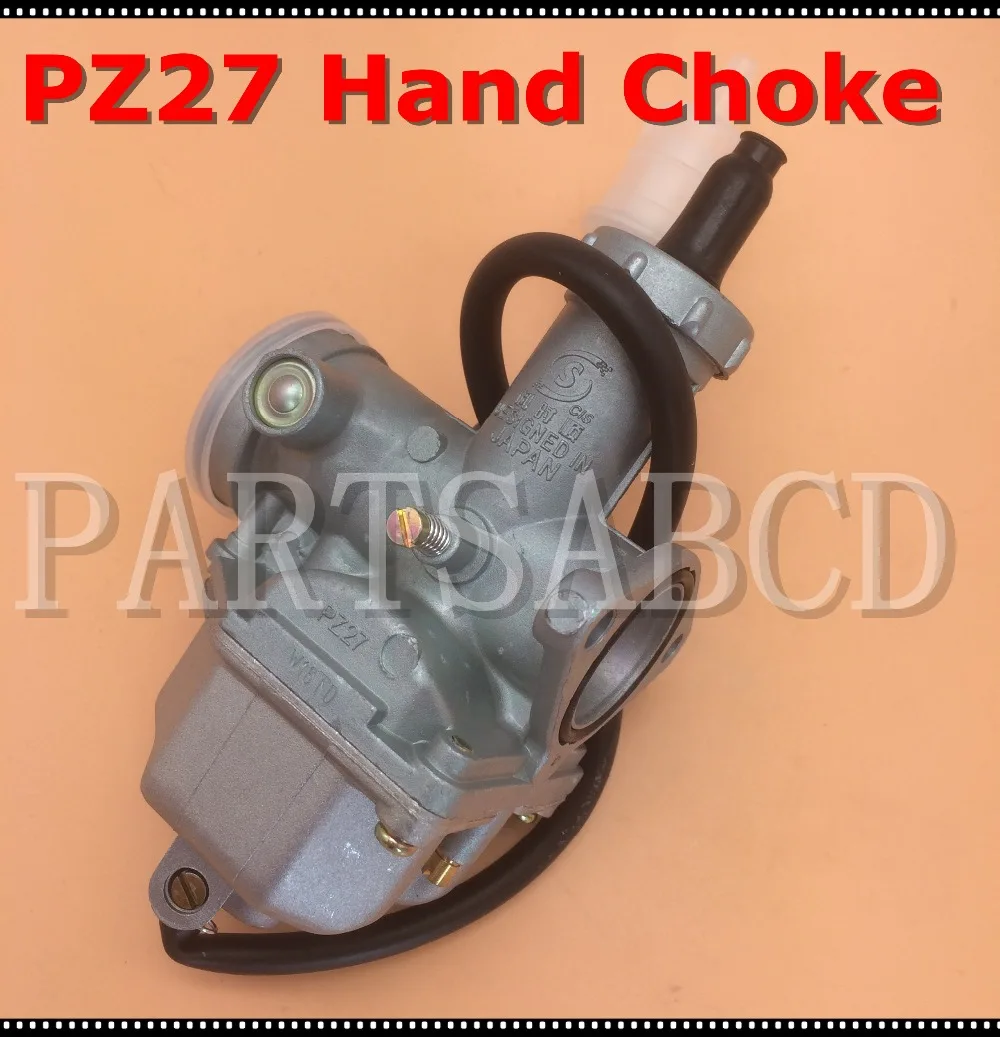 PZ27 Carburetor with Hand Choke 27mm for KAZUMA JCL Baja Taotao Sunl Roketa ATV