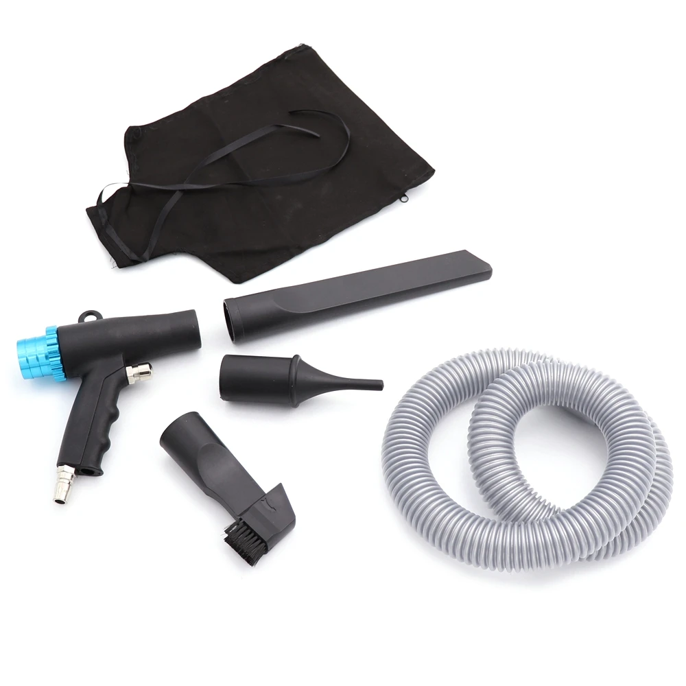 High Pressure Vacuum Blow Gun Dual Function Pneumatic Vacuum Cleaner Kit Air Blow Suction Gun Tool Set