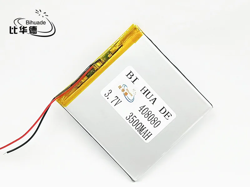 408080 3.7V 3500mah Lithium polymer Battery with Protection Board For PDA Tablet PCs Digital Products