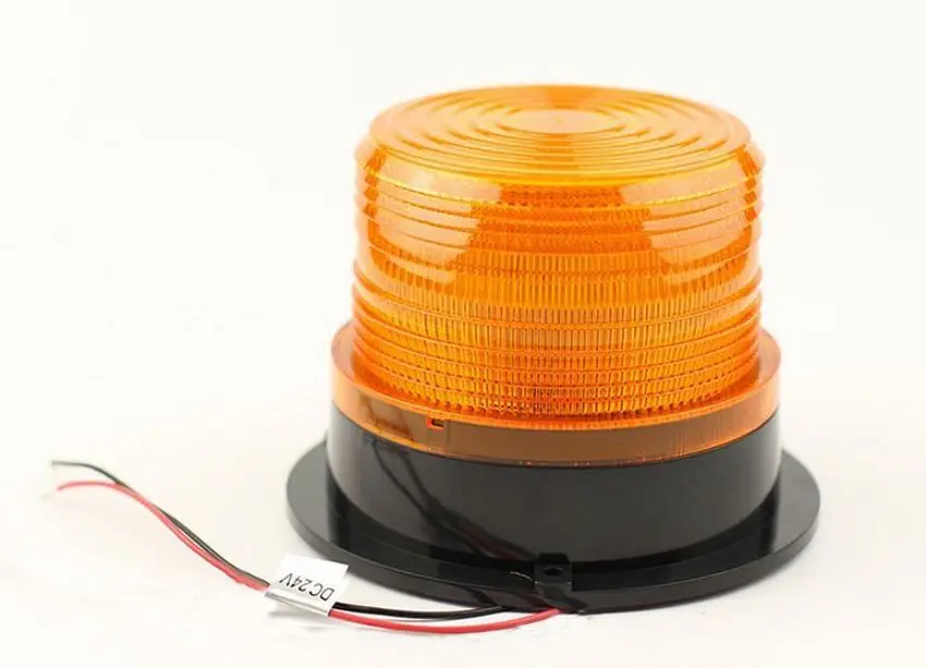 Car Bus Beacon Strobe Emergency Warning Alarm LED Flash Light Amber DC12V/60V