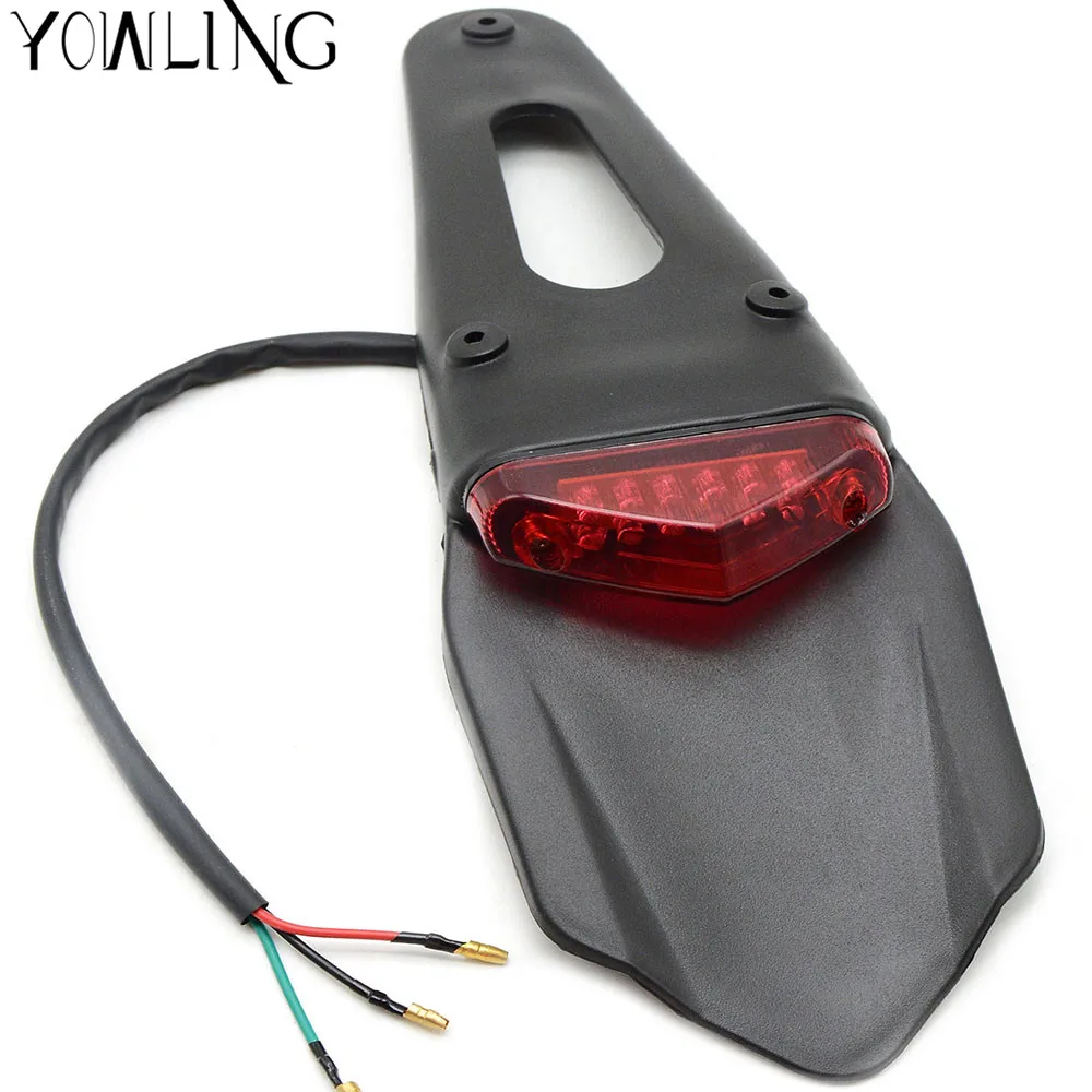 Motorcycle Light Enduro Trial Bike 12V LED Motorbike Brake Stop Rear rear fender Tail Light for 450 125SX 144SX 200EXC 250XC