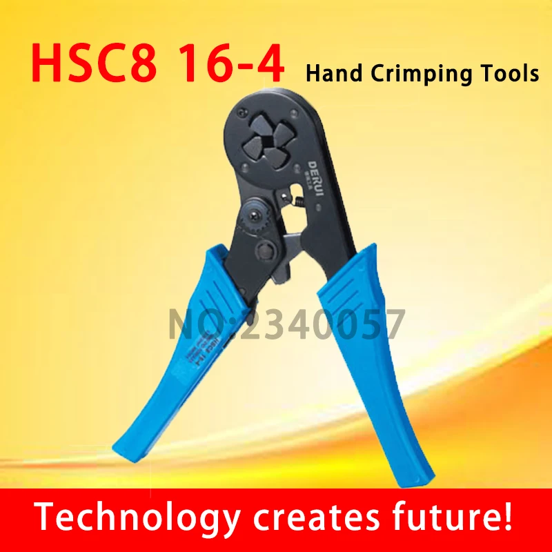 HSC8 16-4 MINI-TYPE SELF-ADJUSTABLE CRIMPING PLIER 4-16mm2 terminals crimping tools multi tool tools hands pliers