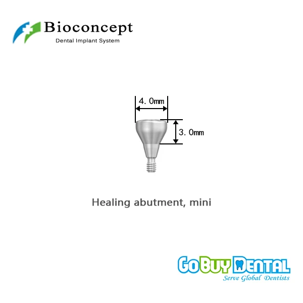 Bioconcept Hex Mini healing abutment D4.0mm, height 3mm(323010)