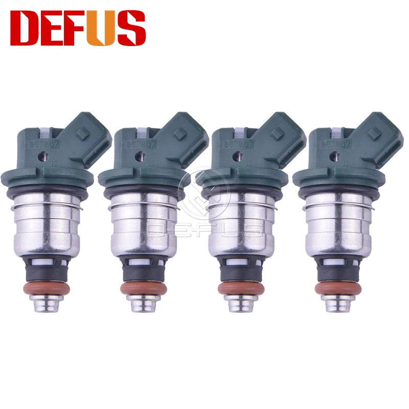 

DEFUS 4x OE 7700867867 Fuel Injector For Renault Megane Laguna Espace III Scenic 2.0L 200-220CC/Min 867867 Bico Nozzle New