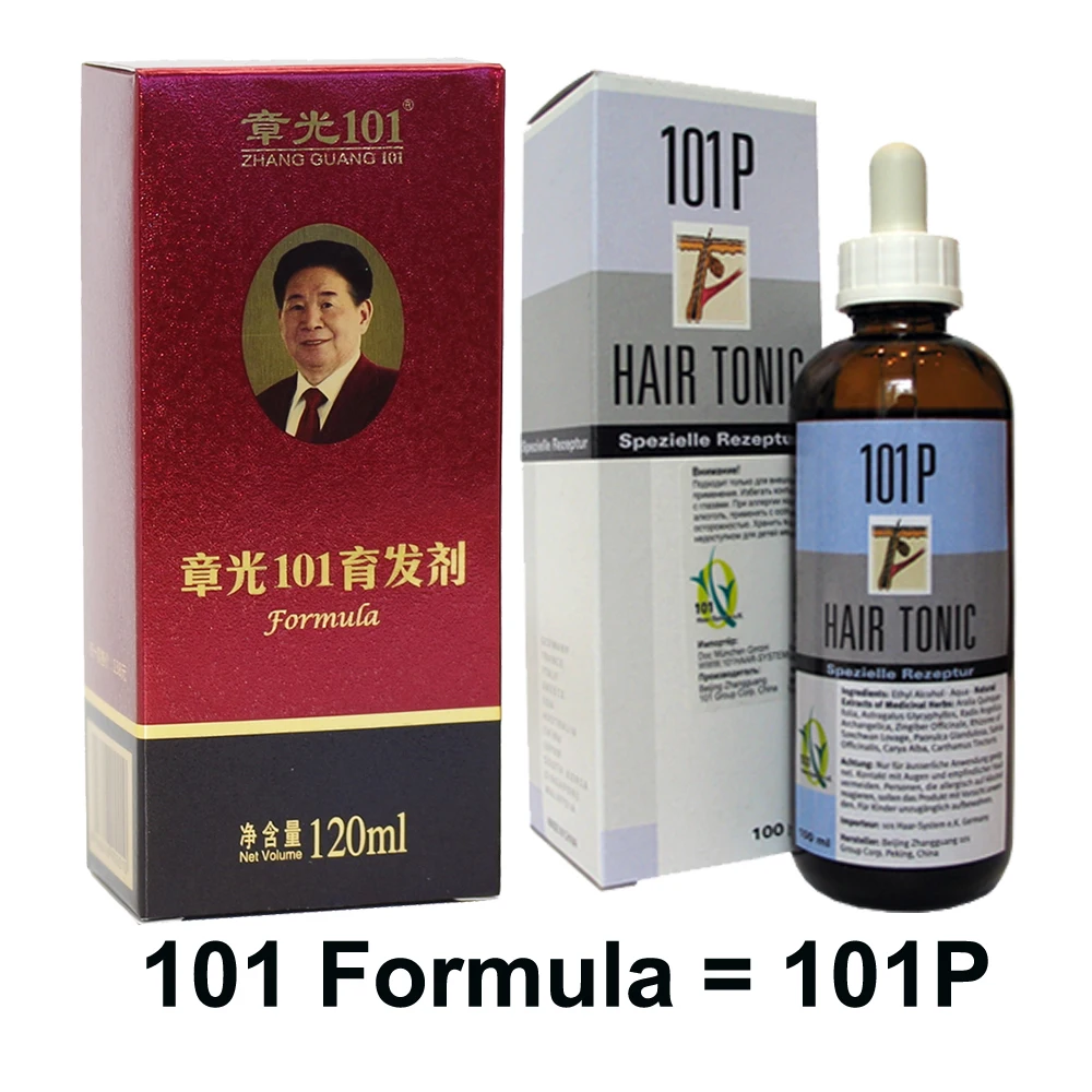 101Hair Formula Zhang Guang 101P 120ml Chinese Therapy Hair  Care Nourish the Hair Follicle