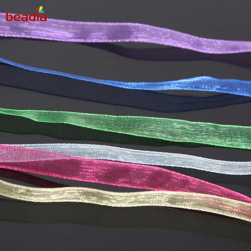 Groothandel 20 Yards/Zak 6 Mm Organza Lint Voor Bruiloft Cadeaupapier Decoratie Kerst Linten