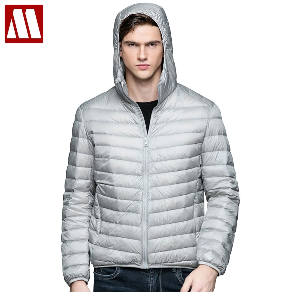 

New Casual Brand White Duck Down Jacket Men Autumn Winter Warm Coat Men's Ultralight Duck Down Jackets Male Windproof Parka