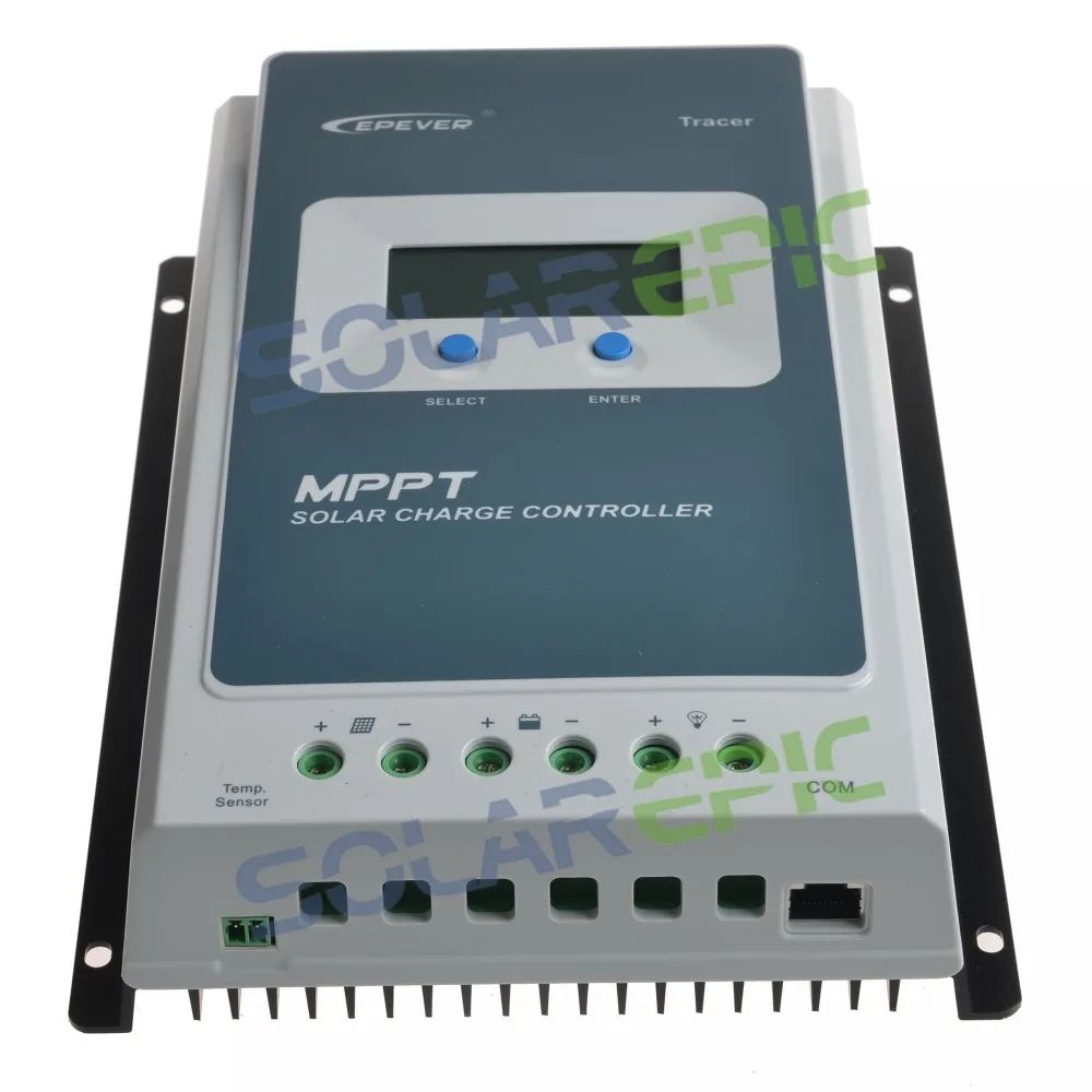 10A 20A Epever MPPT Solar Charge Controller 12V/24V Tracer AN Battery Panel Power Regulator Charger Max PV 60V Solar Controller