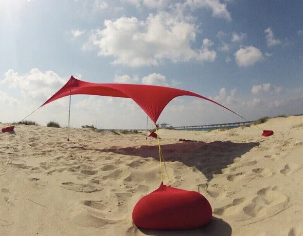 Free shiping hot sale Lycra fabric sun shade shelter tent stretch tent beach tent