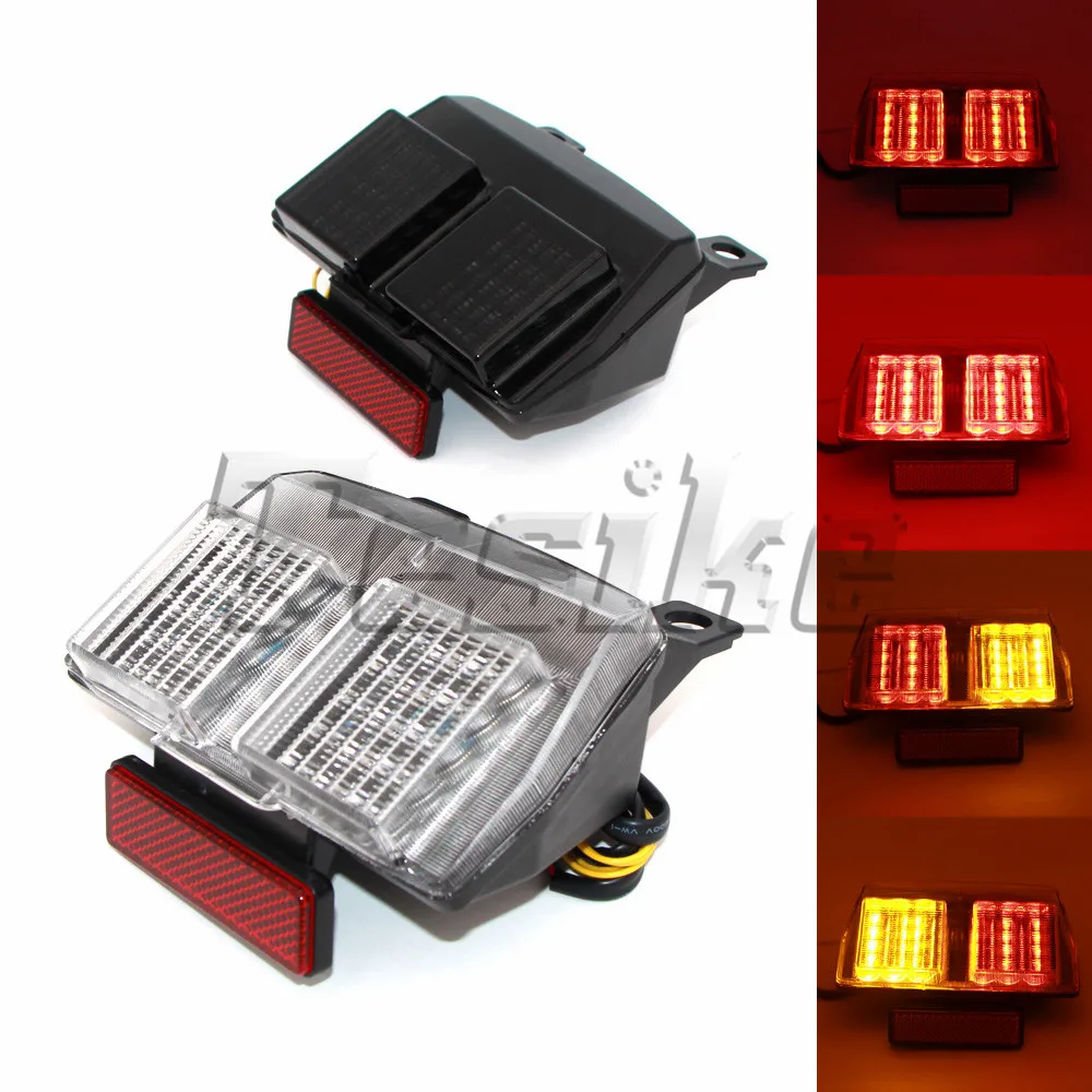 LED motorcycle taillight For Ducati 748 916 996 1994-2003 998 998R 2002-2004 Diesel Chrome Brake Turn Signals Integrated