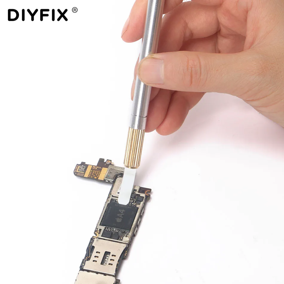 DIYFIX-Herramienta de reparación de Chip IC, removedor de CPU para procesadores de iPhone, placa lógica NAND Flash, sin mango, 8 Uds.
