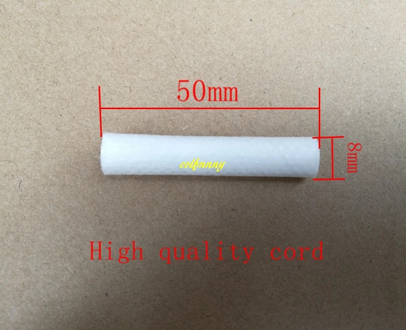 100pcs/lot Aromatherapy Inhaler Refill Wick Stick Package of 100,Nasal Inhaler Replacement Wicks 8*50mm & 8*40mm