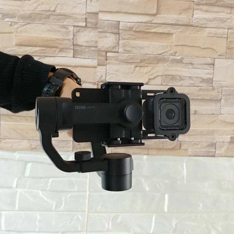 Clip di montaggio Adattatore Per Sony RX0/Gopro Sessione Per Regolare Q/Liscia 4/Osmo mobile/FY spg per Gopro 4 Sessione di Accessori Della