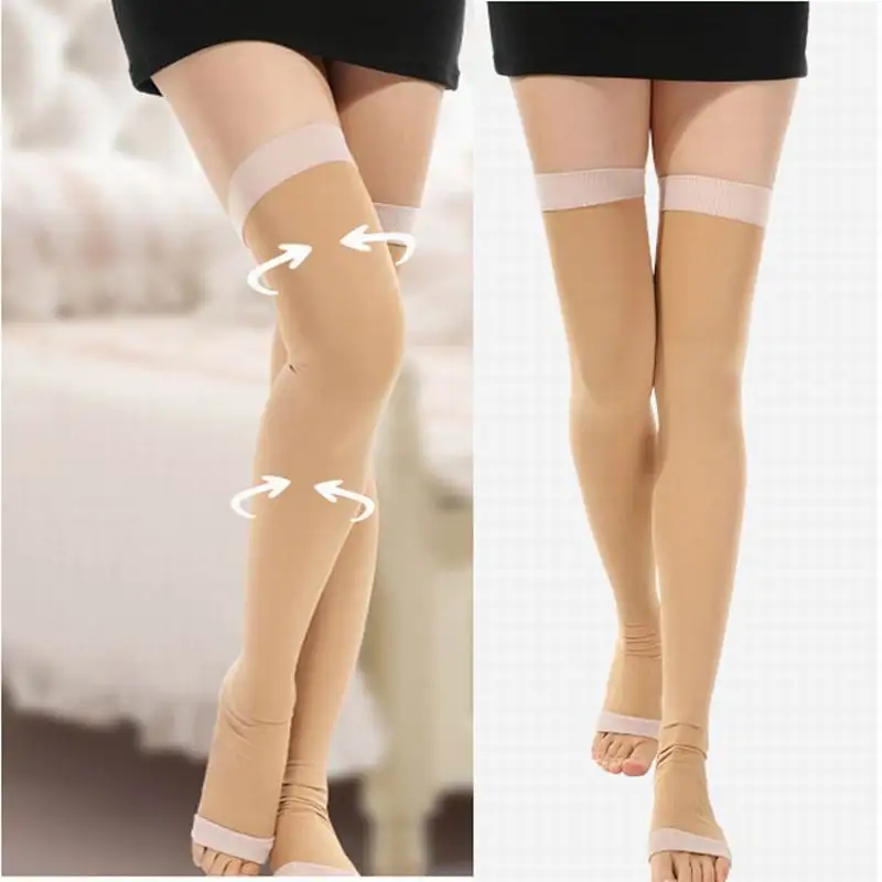 New Professional Medical 420D Compression Stockings for Women Health Anti Varicose Lycra Relax Sleeping Wear Fat Burning