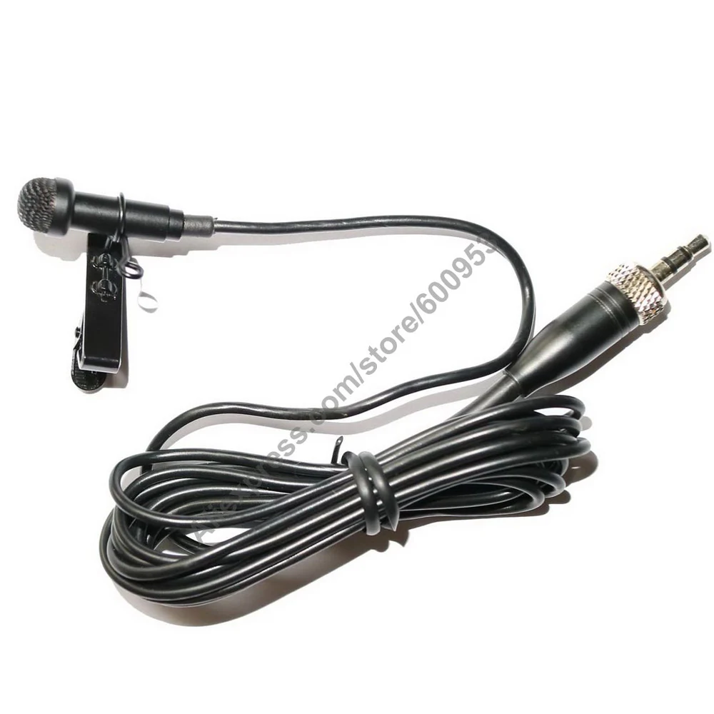 MICWL Tie Clips Lavalier Lapel Mic Microphone For Sennheiser EW 100 300 500 G1 G2 G3 Wireless MKE2 Design with Clip & Cap