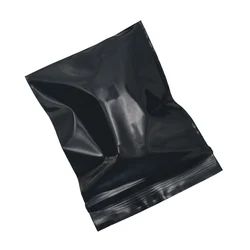 500Pcs/lot 4*5cm(1.6''x2'') Black Mini Zip Lock Plastic Bag Resealable Zipper Ziplock Bag Self Seal PE Plastic Packaging Bags