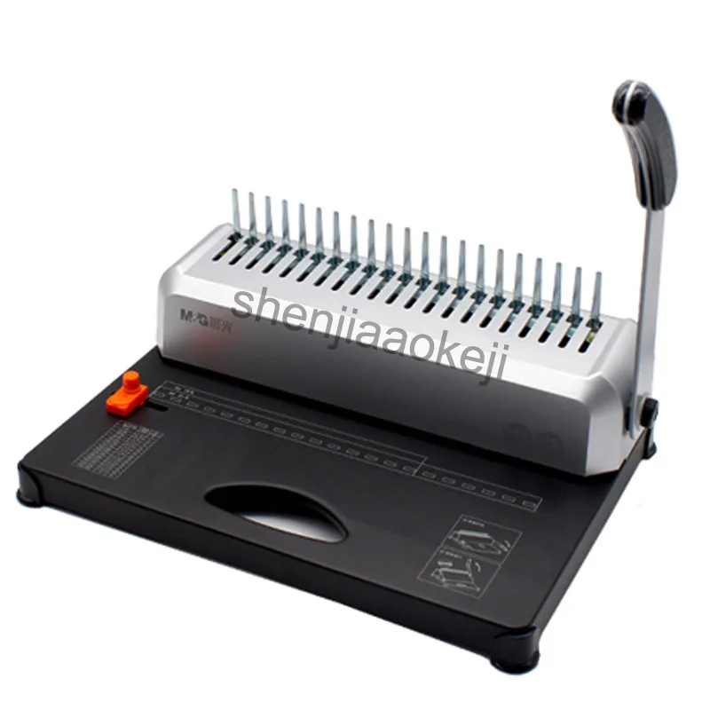 A4 Paper 21 Holes Binding Machine Puncher Binder12 Sheets Punching and Binding Office Home Tools A4, A5