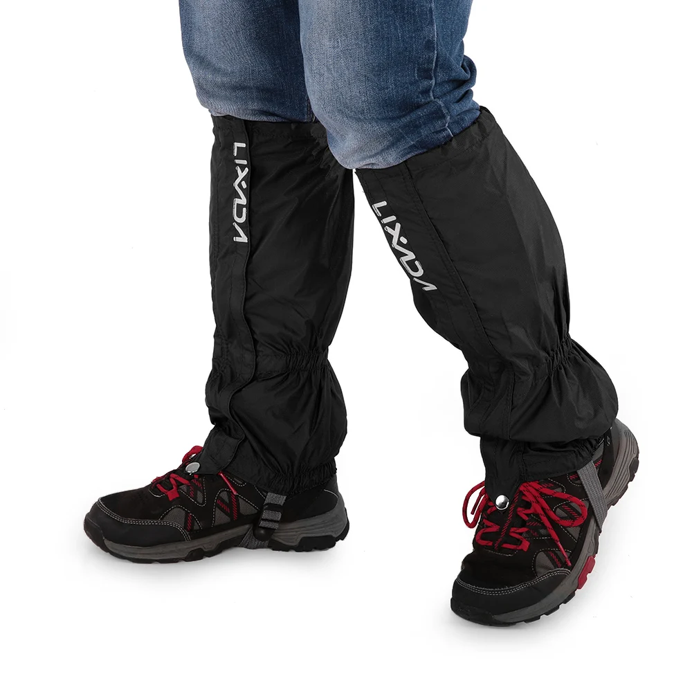 Lixada jedna para getrรณw na zewnฤ
trz Unisex zapinana na suwak i wodoodporna tkanina getry legginsy do jazdy na rowerze