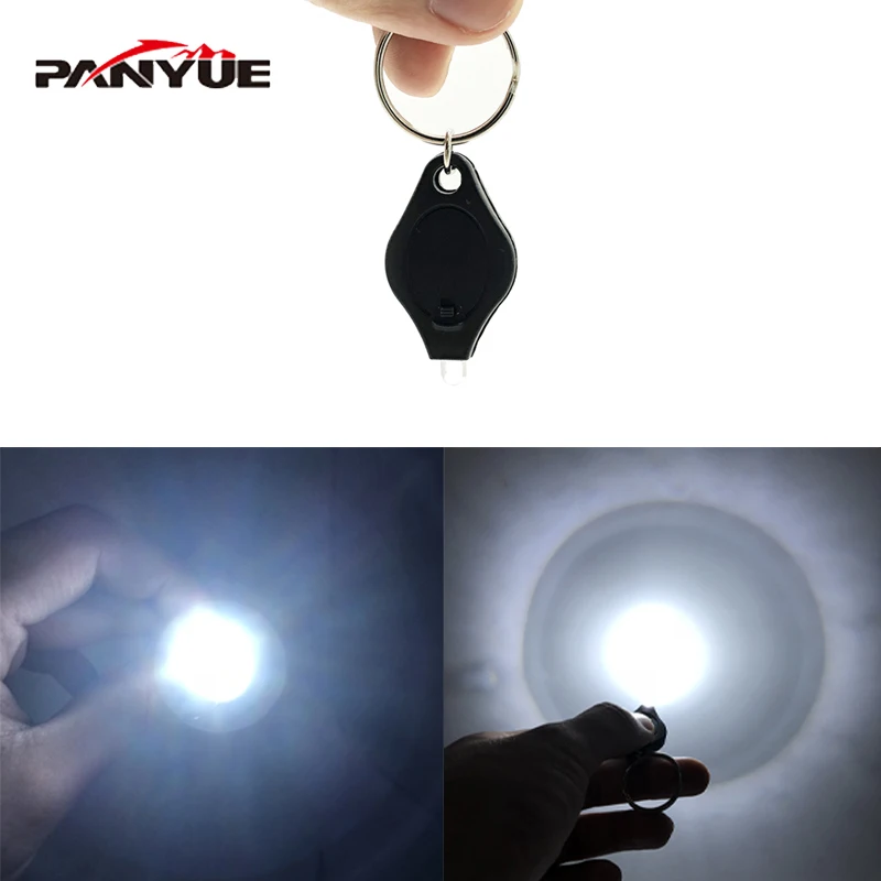 

PANYUE 20PCS Super Mini LED Light Portable keychain Flashlight Outdoor Waterproof Keychain Torch Lamp Lights for gift