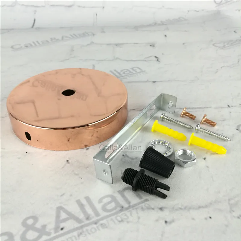 Sample Order 100mm Ceiling Plate Ceiling Mount Hook Pendant Lamp Decoration Metal Ceiling Plate, Lamp Accessories Canopy