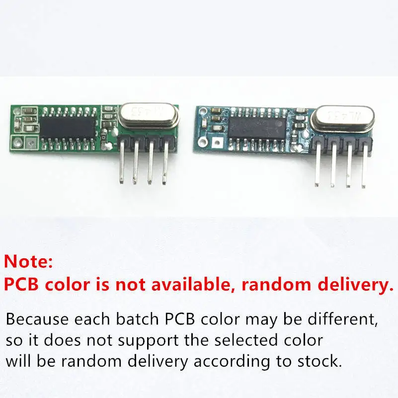 QIACHIP-RF Transmissor e Receptor Superheterodyne ASK Módulo com Antena para Arduino Uno, Kits DIY sem fio, 433 Mhz