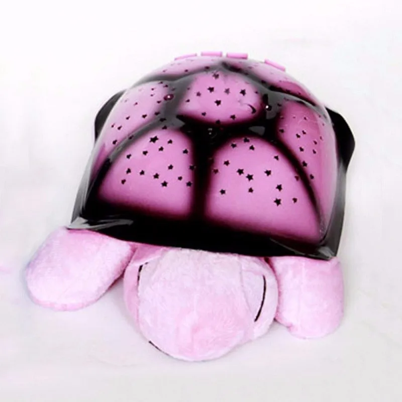 Children Toys Turtle LED Night Light USB Cable Music Mini Projector Lamp 4 Colors Stars Projector USB Operated Song Musical