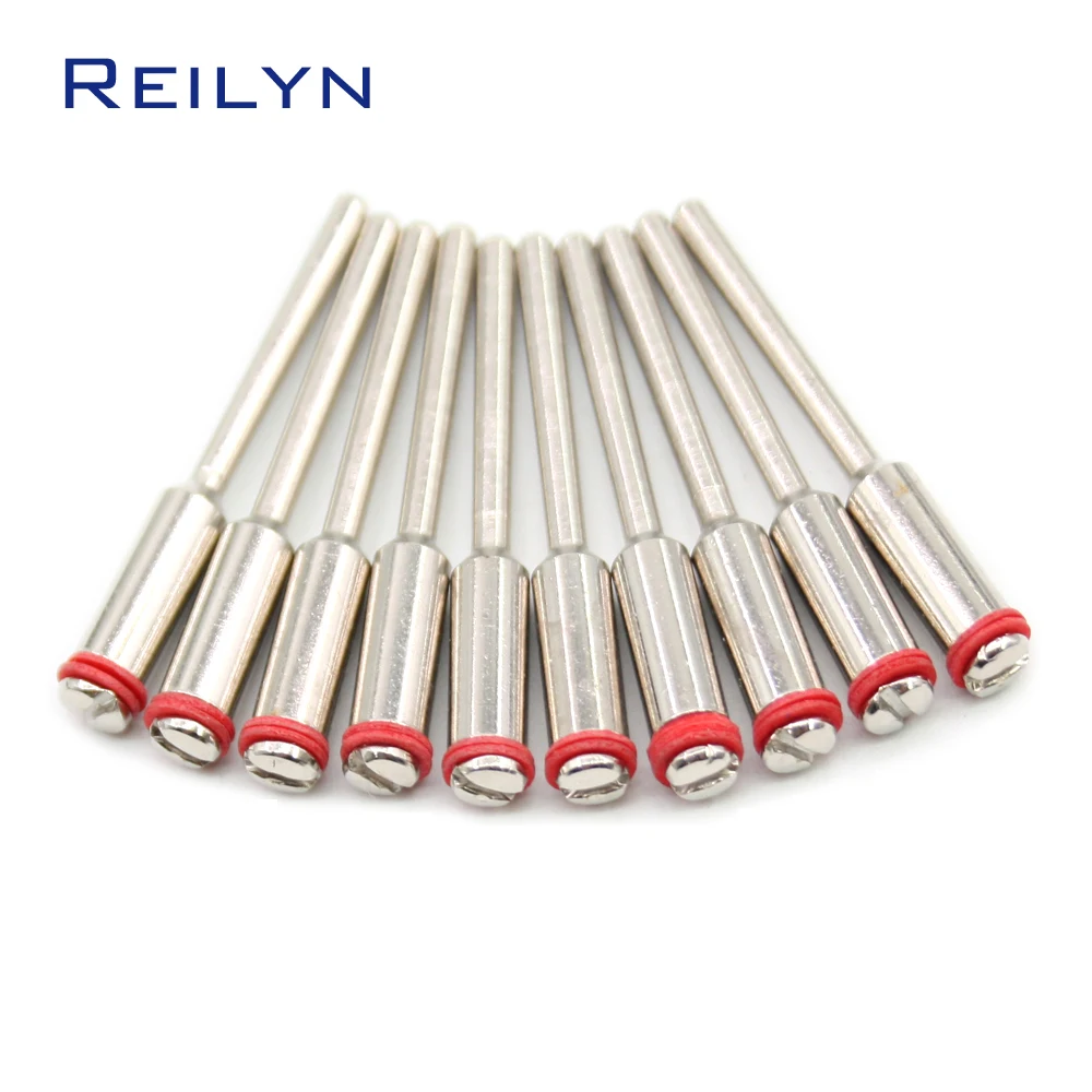 

Reilyn 10pcs/set 3.0/3.17/2.35mm shanks for rotary tools dremel grinding machines attachable shank for blade polishing bit