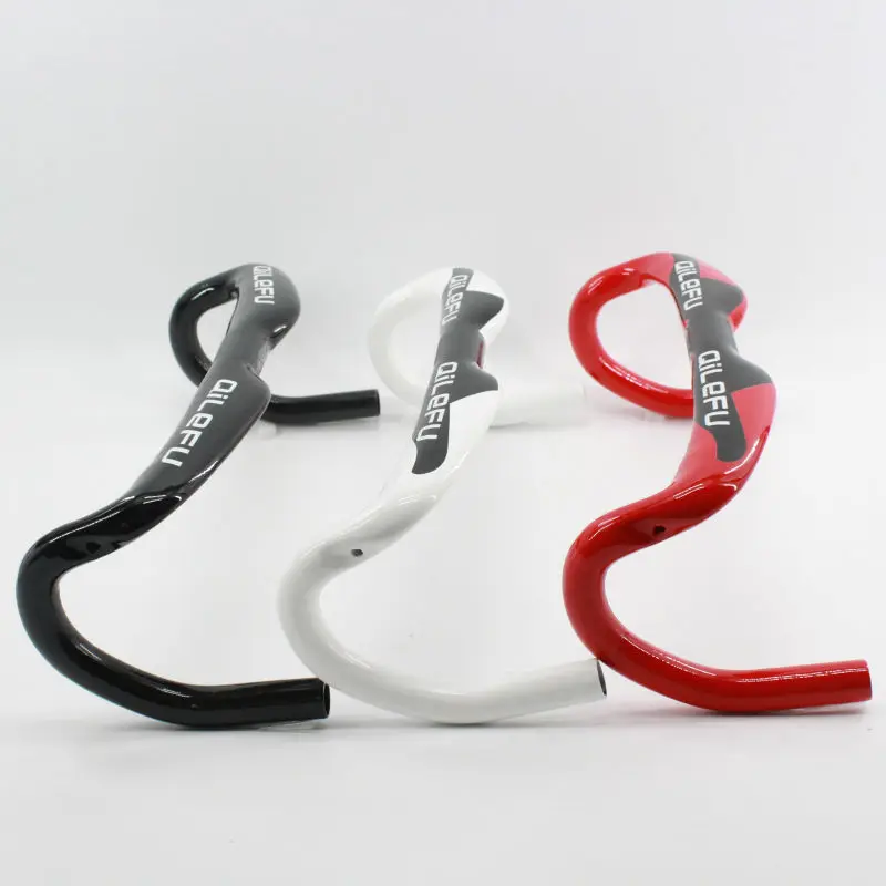 

New arrival QILEFU-VukaSprint V2 Road bike UD 3K full carbon fiber bicycle Handlebar internal cable 31.8*400/420/440mm