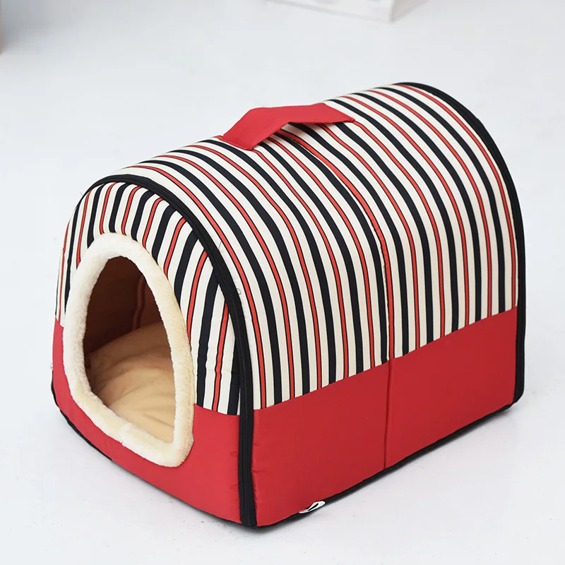 Dog Bed Winter Warm Kennel For Pet Puppy Nest Cat Sleeping Bag cama para cachorro House for cats Dog house bed