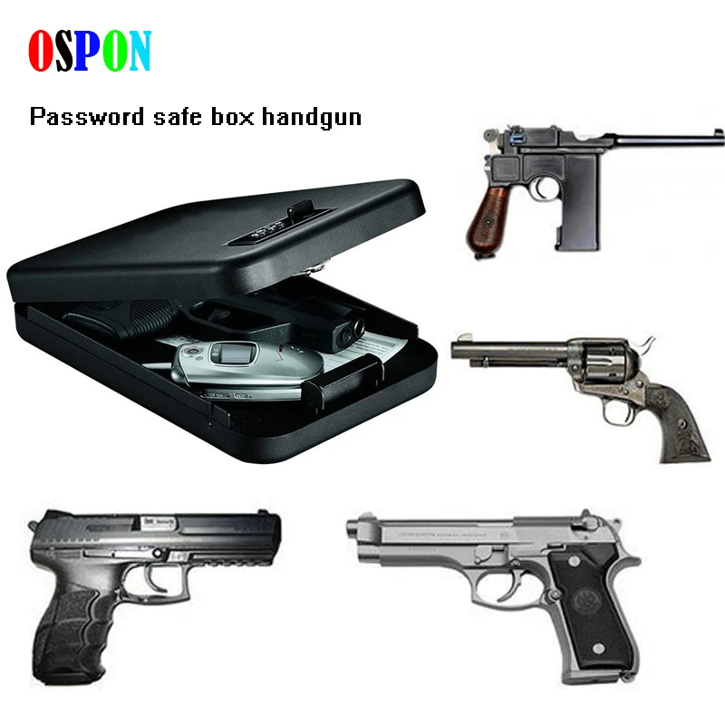 Password Safes Portable Car Safebox Gun Safes Valuables Money Jewelry Storage Box Security Strongbox 1mm Cold-rolled Steel Sheet