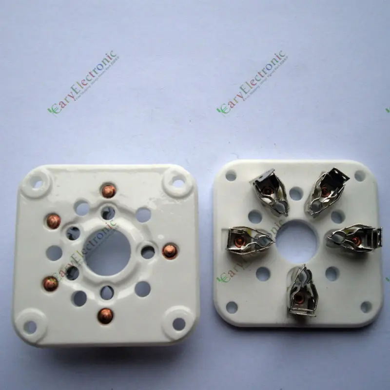 Groothandel en retail 2 st Nieuwe 5pin base Keramische vacuüm buisvoet Fr 500Z 4-400 U5G audio amp onderdelen gratis verzending