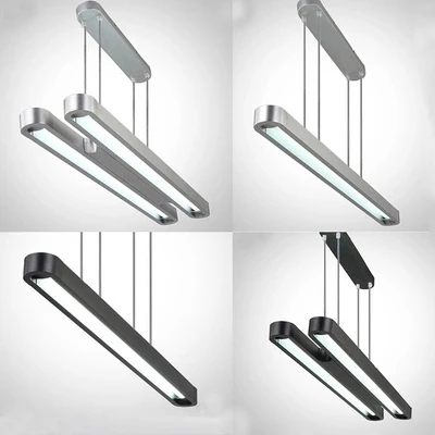 Office lamp LED straight Pendant lamp fixture simple office building long pendant light modern conference room hanging lamps