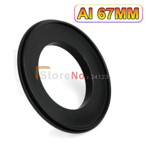 Кольцо-адаптер для макрообъектива 67 мм, черный, AI-67mm, для AI крепления DSLR и SLR пленки