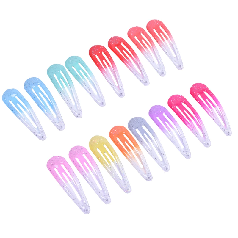 20 pçs/lote moda coreano meninas grampos de cabelo barrette crianças acessórios para o cabelo crianças grampos de cabelo para o estilo feminino 10 cores