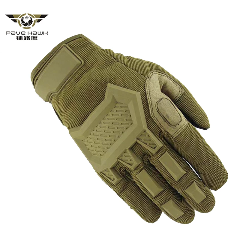 Men's Spring Touch Screen Gloves Paintball Shooting Airsoft Combat Bicycle Rubber Anti-Skid Full Finger Gloves M-XL