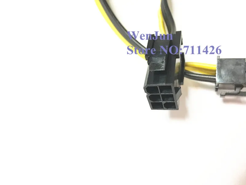 60CM PCI-E GPU 6Pin 2*3pin male to 6 pin Female Power extention Cable adapter 18AWG wire