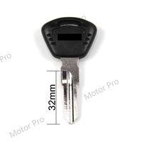 Uncut Blade Blank Key For Tiger Speed Triple 1050 / Daytona Street Triple 675 Motorcycle Accessories Aluminum BLACK