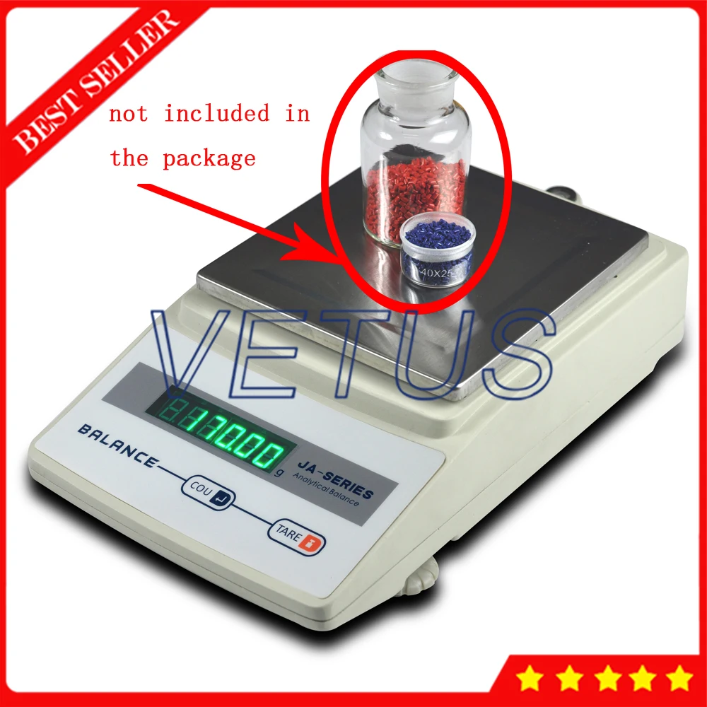 3000g/0.01g Precision LED Display Electronic Balance Scale Aluminum shell Digital Electronic Analytic Balance JA3000C