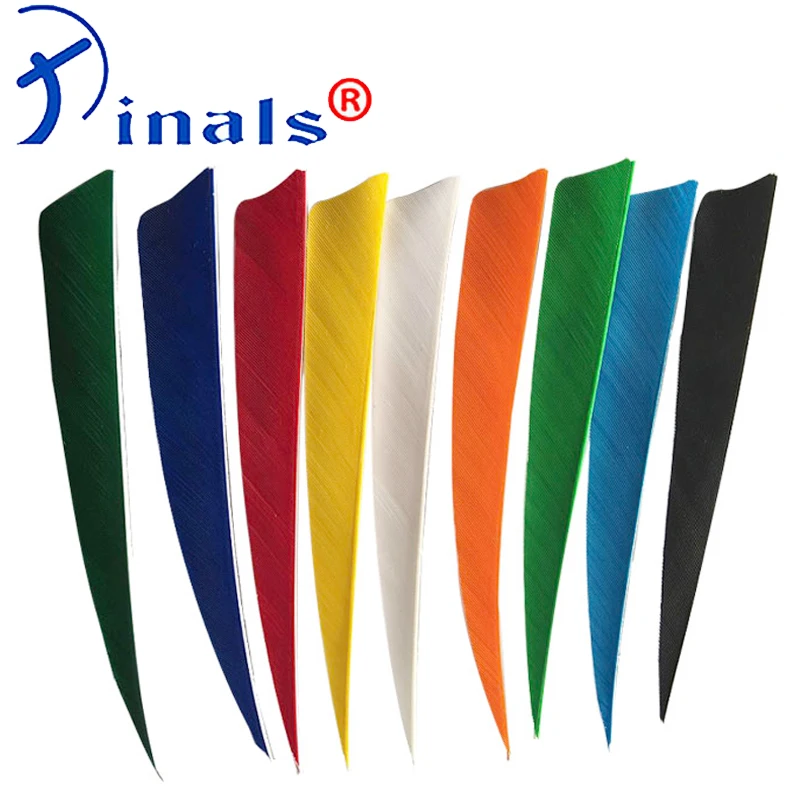 

50PCS Archery 5 Inch Shield Right Wing Turkey Feather Arrow Vanes for Shaft Recurve Compound Bow Shooting