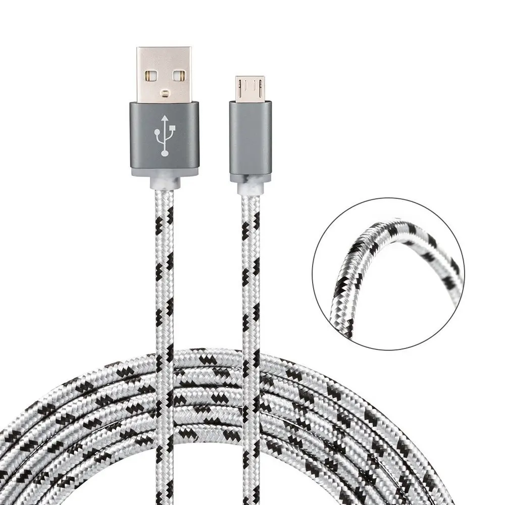 0.25M/1M/2M/3M Micro USB ładowarka kabel szybkie ładowanie do Samsung Galaxy S7 S6 krawędzi J8 J7 J3 2018 J6 J2 A6 Plus HOMTOM HT20 Pro