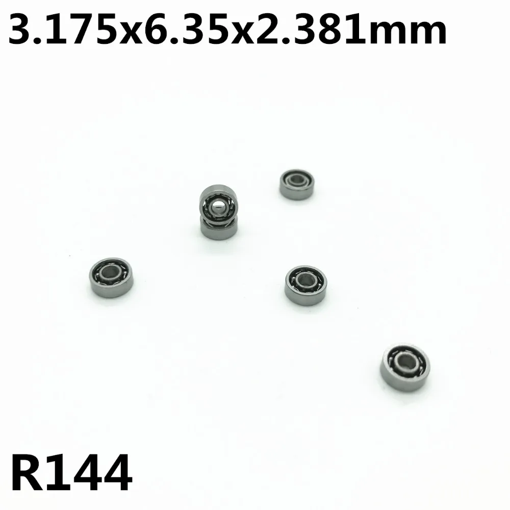 

50Pcs R144 open SR144 3.175x6.35x2.381 mm Deep groove ball bearing Miniature bearing High quality