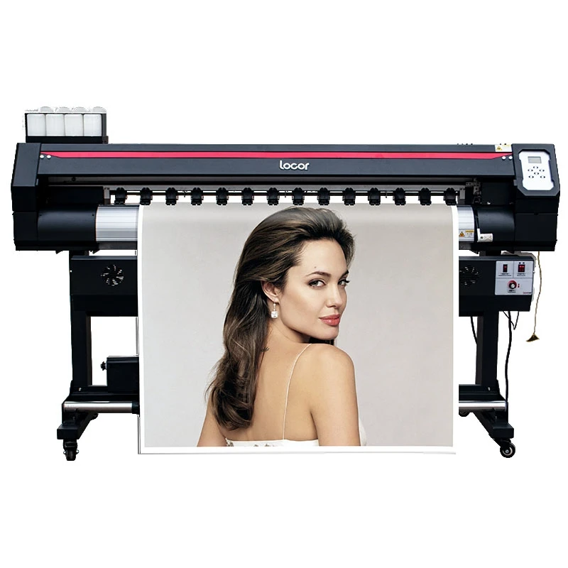 

1.6m Large Format Banner Printer Outdoor Vinyl Sticker Flex Printing Machine CMYK Color Inkjet Printer Eco Solvent Plotter XP600