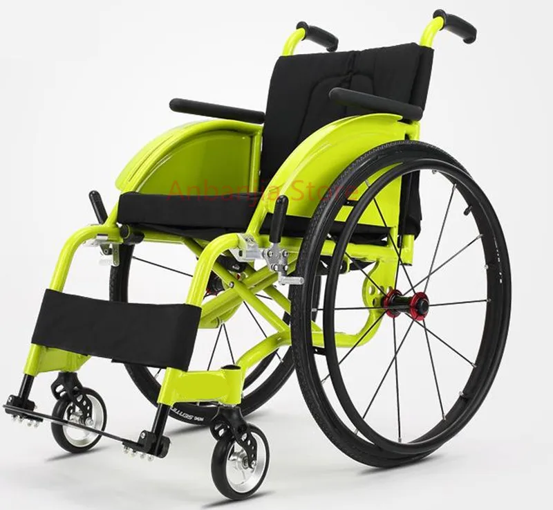 High Quality Aluminium Alloy Foldable Firm Frame Sport Wheelchair