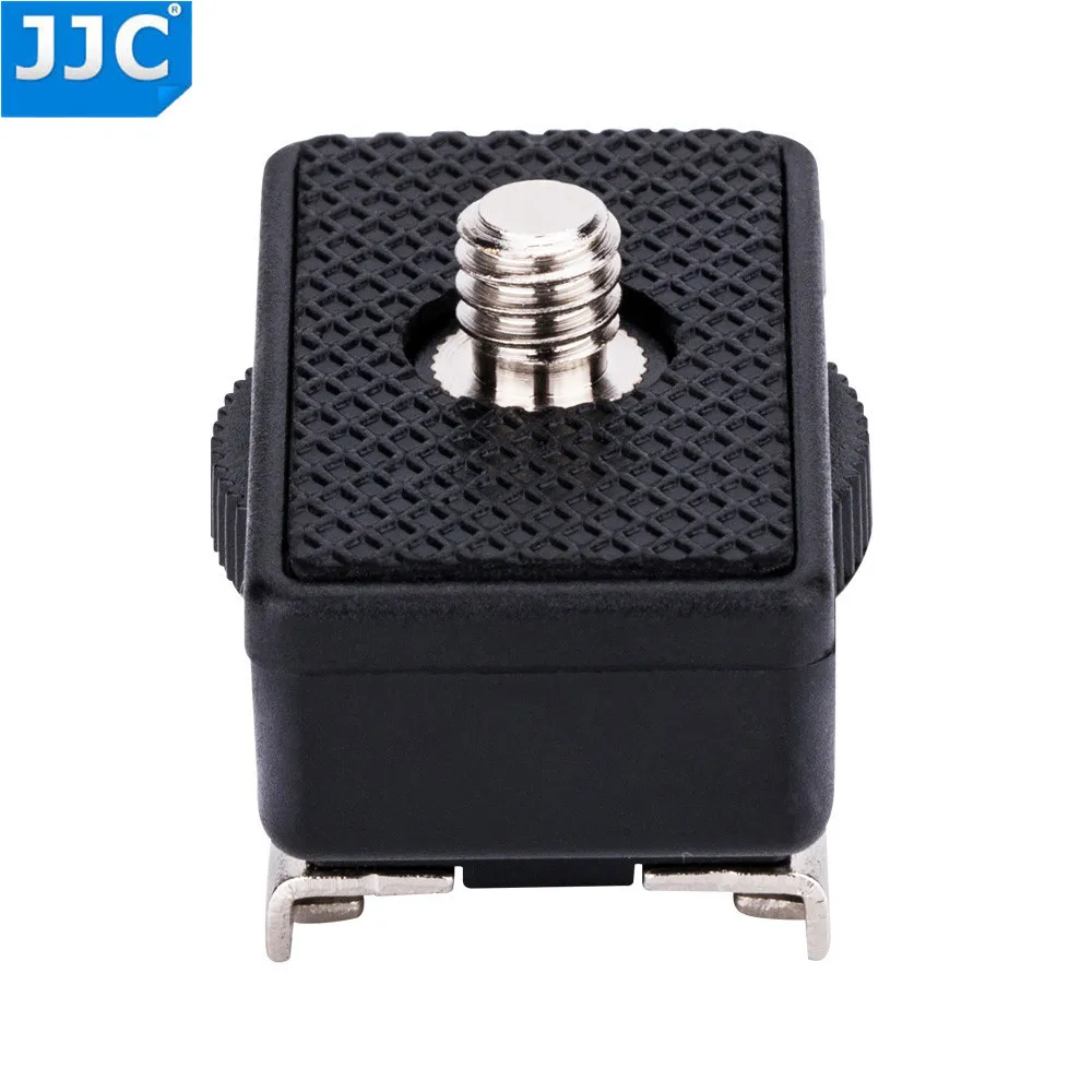 Adaptador de zapata JJC MSA-9 para luz de trípode de Flash auxiliar, perno roscado de 1/4 "-20 a adaptador de zapata hembra