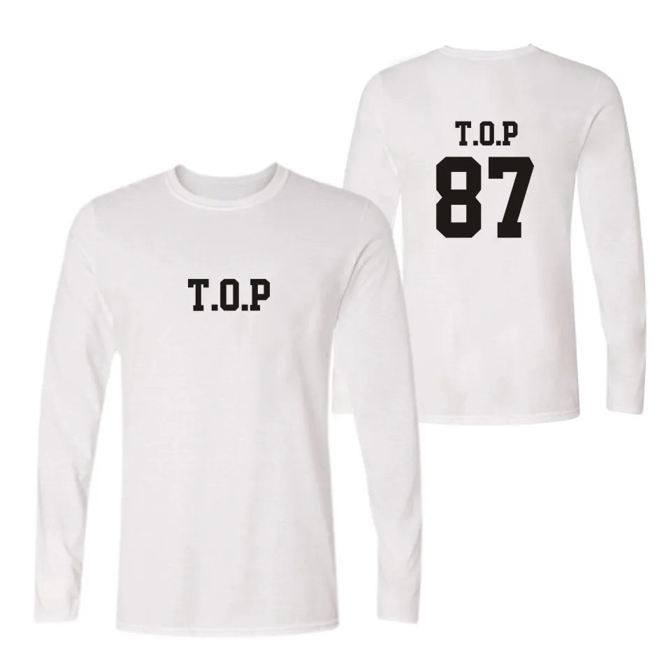 LUCKYFRIDAYF G-DRAGON bigbang kpop hip hop style fashion women men t shirt casual tee shirt long sleeve t-shirts sweatshirt tops