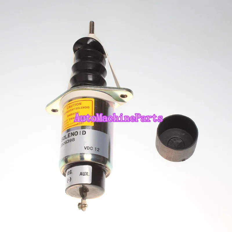 Fit For Engine Shutdown Shut Off Solenoid 6cta 8.3L 12 Volt 3906398 SA-3151-12